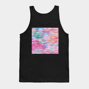 glitch gradient Tank Top